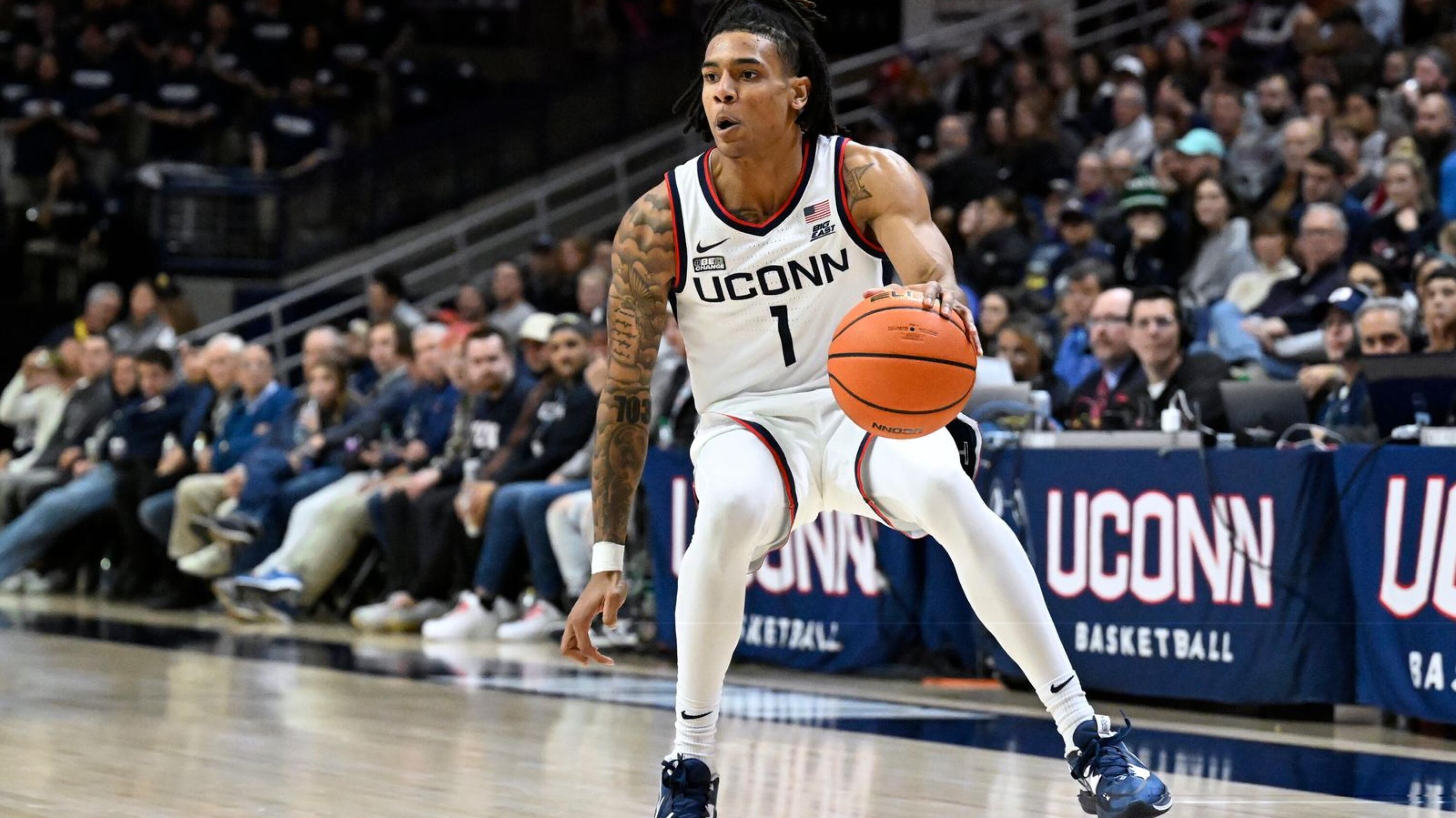 Ball is having a ball playing for the UConn men's basketball team