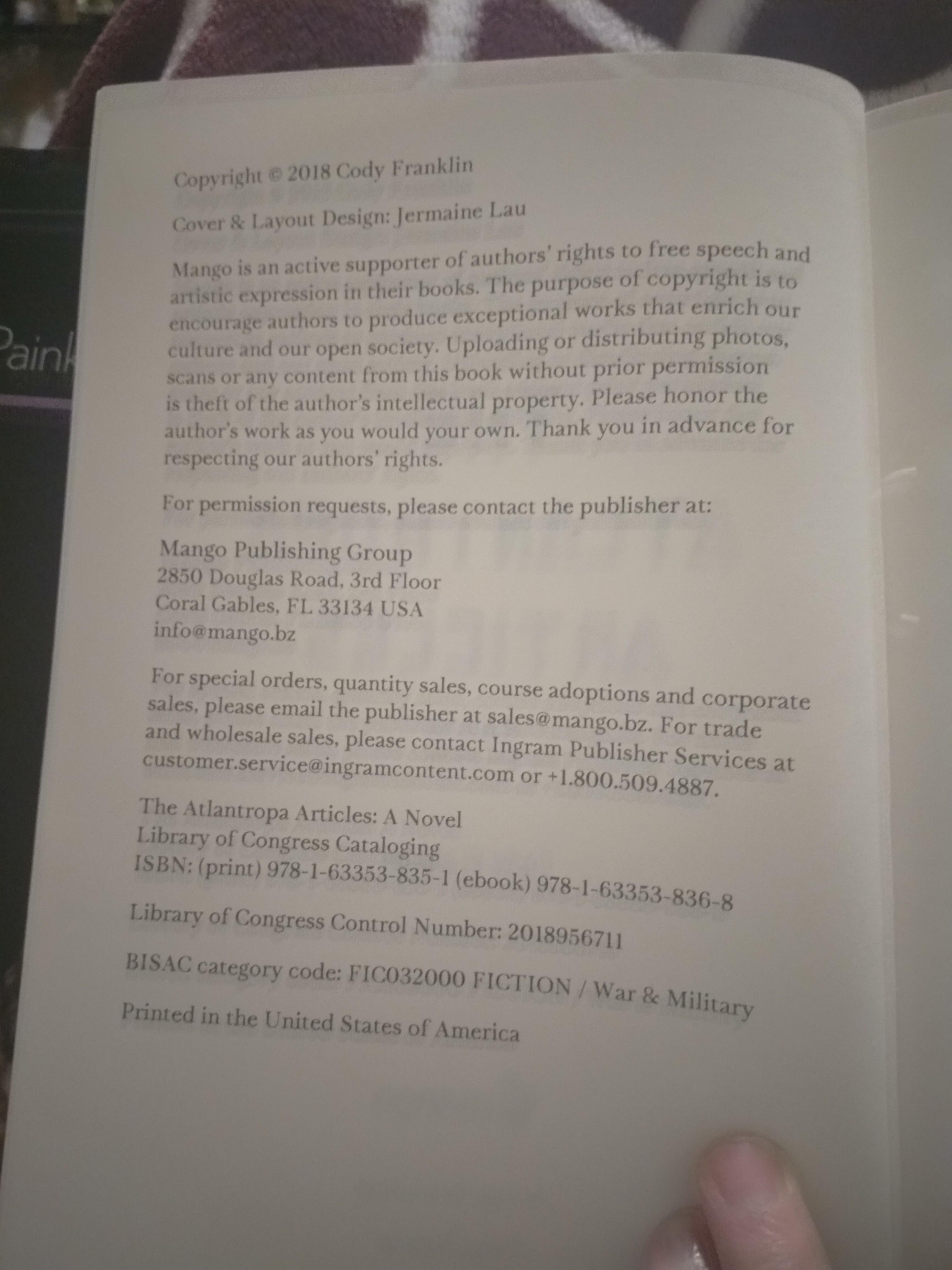 Dear Cody of AlternateHistoryHub, I brought your book. : r ...