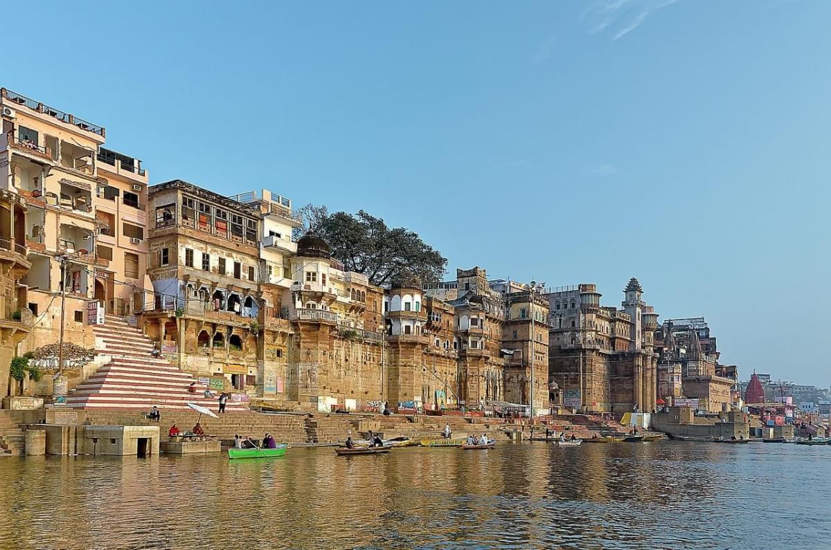 india varanasi ghat architettura 1